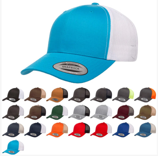 Yupoong 6606T Retro Trucker Hat (2 Tone Colors)