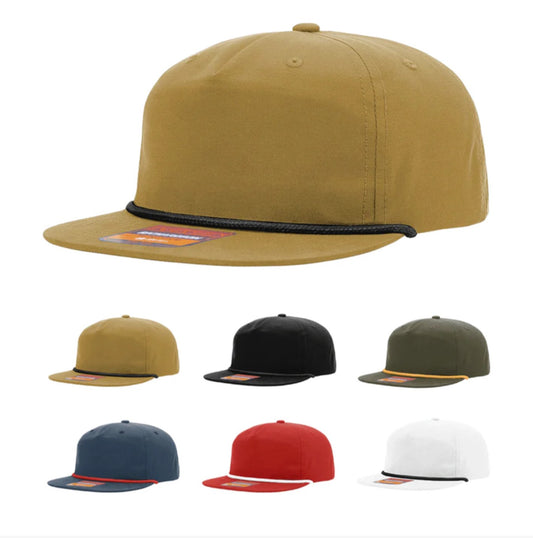 Richardson 256  5-Panel Premium Rope Cap, Snapback