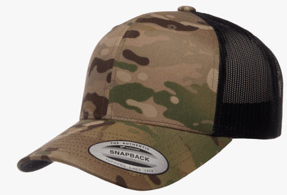 Yupoong 6606MC Camo Retro Trucker Hat