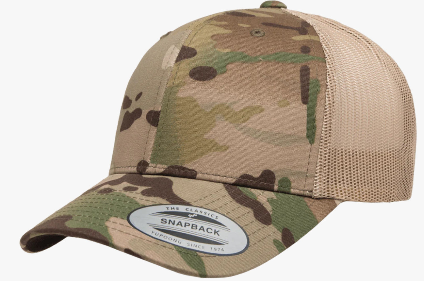 Yupoong 6606MC Camo Retro Trucker Hat